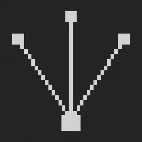 Pixel-art thumbnail for Dispatch: one route branching into three